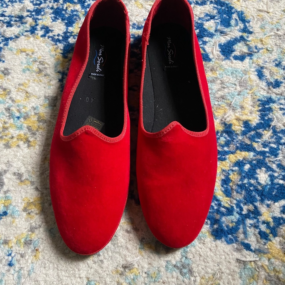 Red Women's Flats by Paul Smith